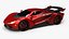 Generic Super Sports Car1 3D model