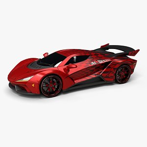 Generic Super Sports Car1 3D model