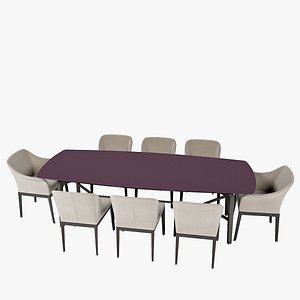 giorgetti furniture blade table 3D model