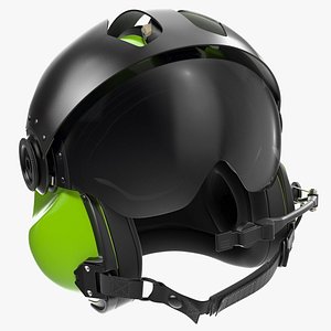 evolution 252 flight helmet 3D model