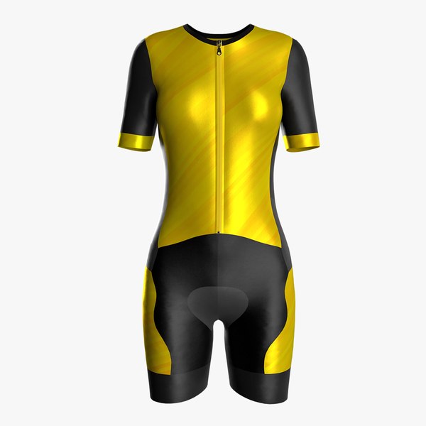 3D bicycle jersey women model