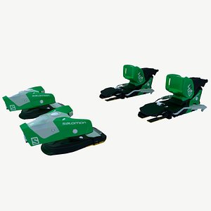 3D mountain skiing attachment