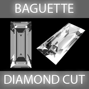 lightwave baguette diamond cut