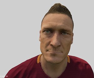 francesco totti bust 3D model