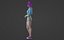 Ethereal Beauty Realistic of a 23-Year-Old Chinese Girl in Vibrant Attire