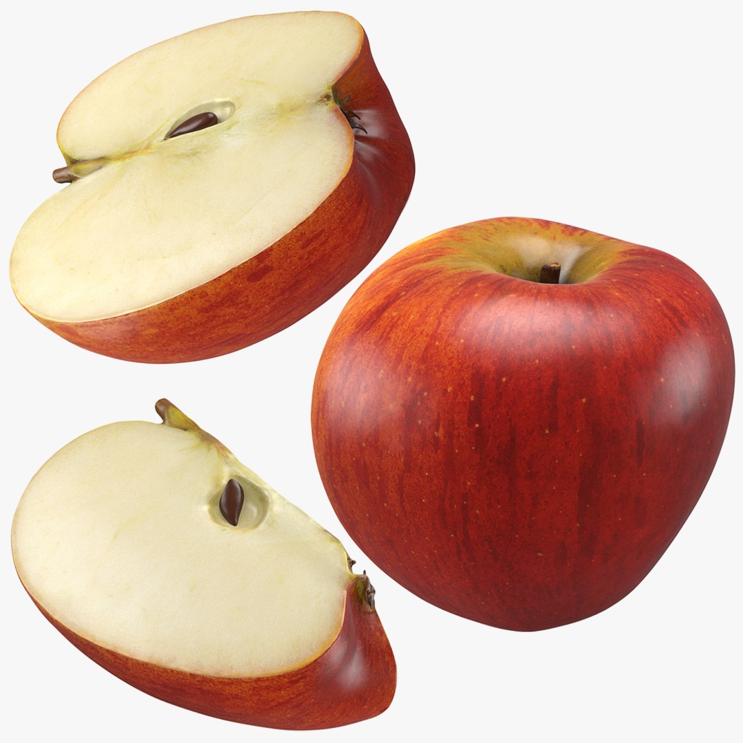 苹果套装3d模型