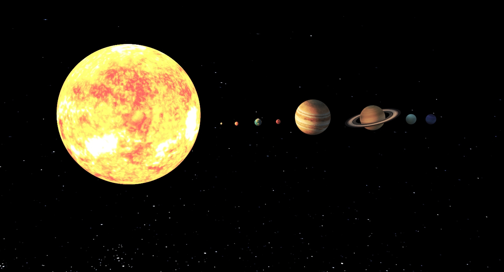 3D Model Solar Space Scene - TurboSquid 1389073