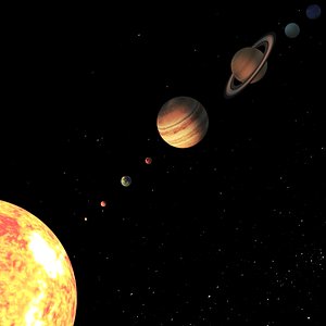 Solar System Full Scene
