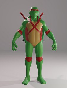 3D Turtles other color -all separate model