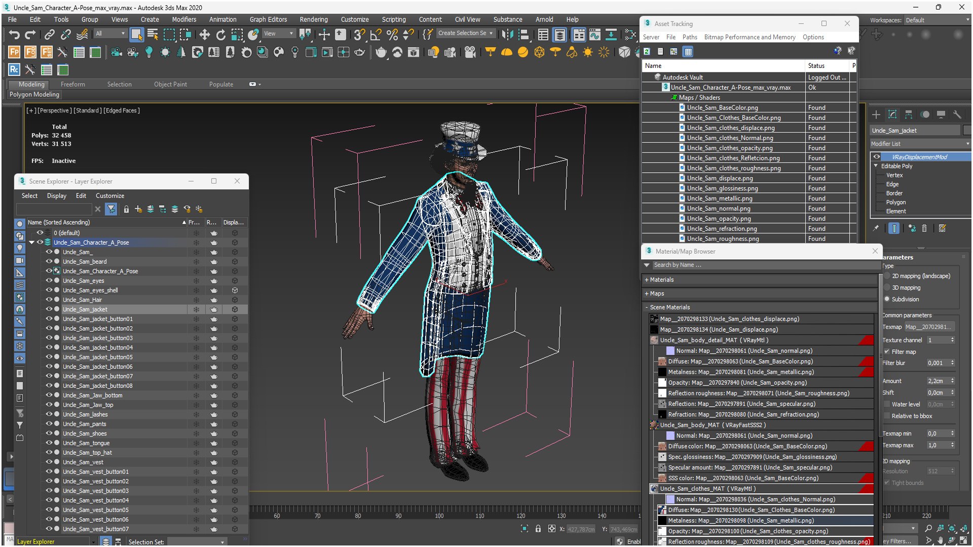 3D Uncle Sam Character A-Pose https://p.turbosquid.com/ts-thumb/xE/d4Y3NH/GH/uncle_sam_character_apose_018/jpg/1748336806/1920x1080/fit_q87/bf7ff2af9e2d7a1a44551ec5a5b03320ef63ea42/uncle_sam_character_apose_018.jpg
