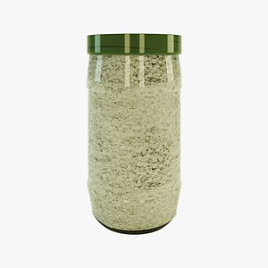 3D lavender salts model