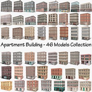 Apartment Building - 46 Models Collection