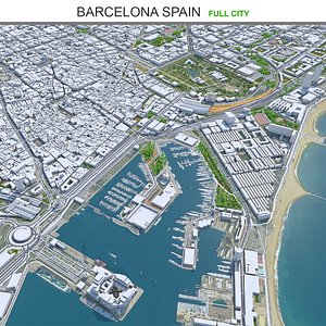 city area building 3D model