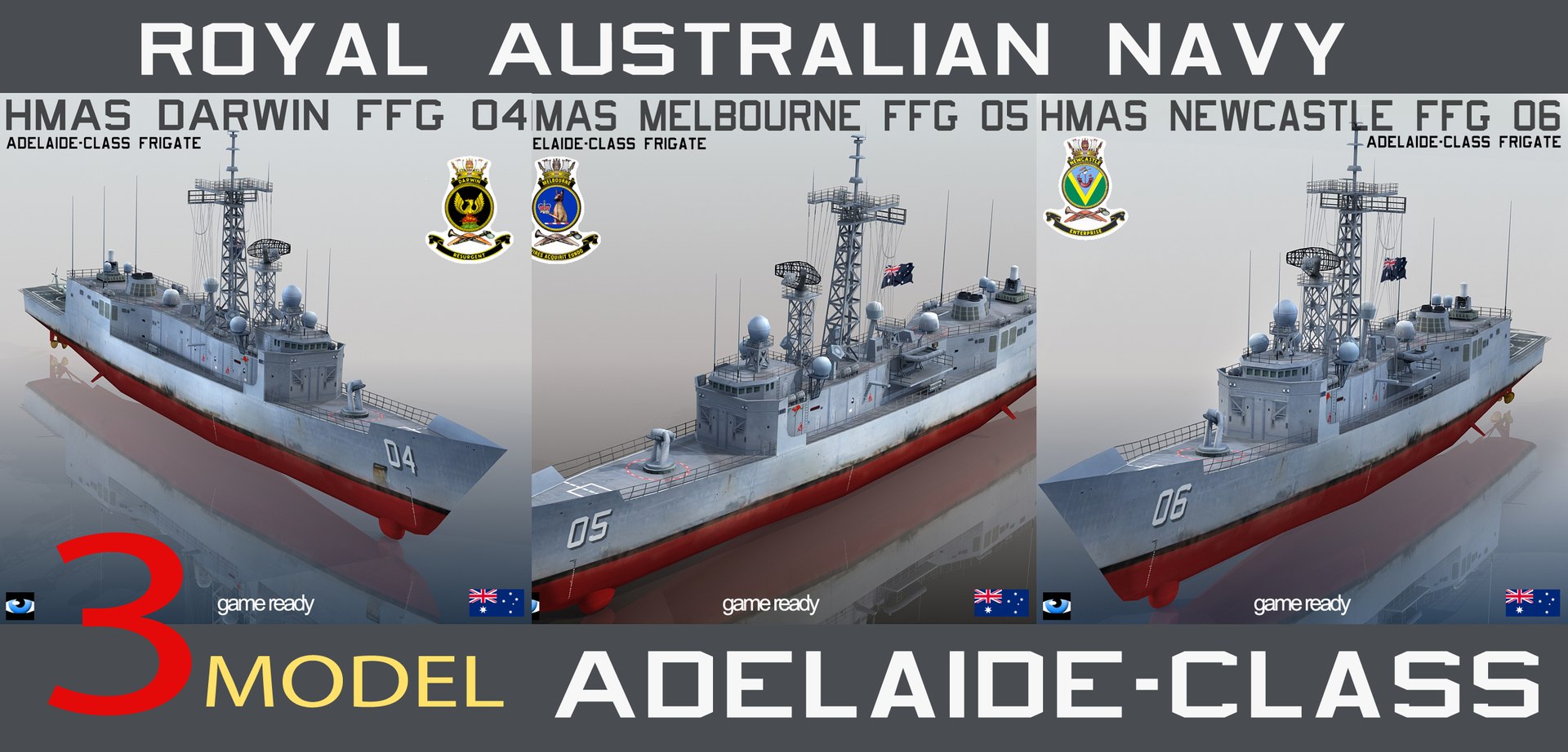 3d Royal Australian Navy Adelaide