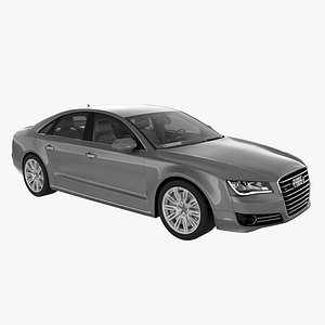 audi a8 2011 3d obj