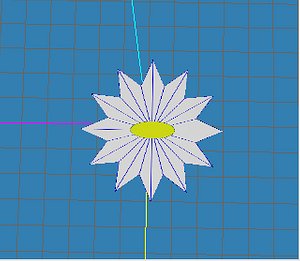 free flower symbol 3d model