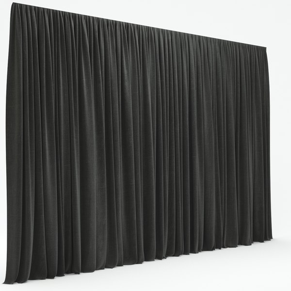 3d max curtains