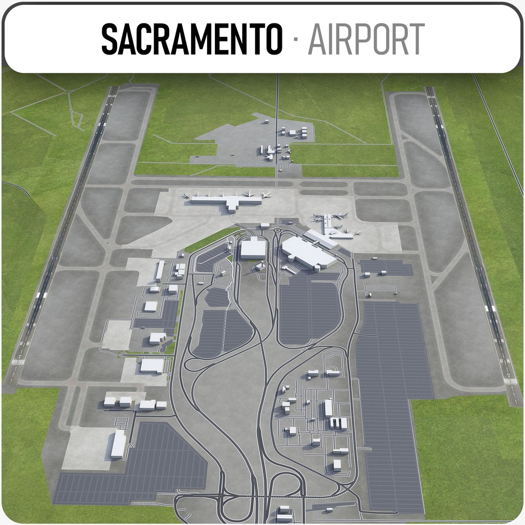 Sacramento International Airport - Model - TurboSquid 1504632