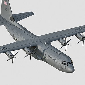 3D model c130j super hercules