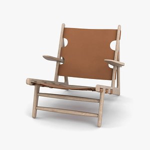 Borge Mogensen Hunting Chair 3D