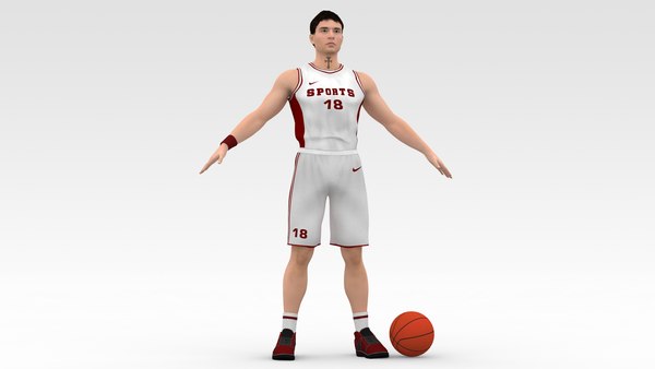 Jogador de Basquetebol Modelo 3d