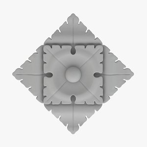 Gothic Ornament 001 3D model