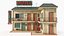 Motel Low Poly 3D Model