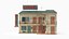 Motel Low Poly 3D Model