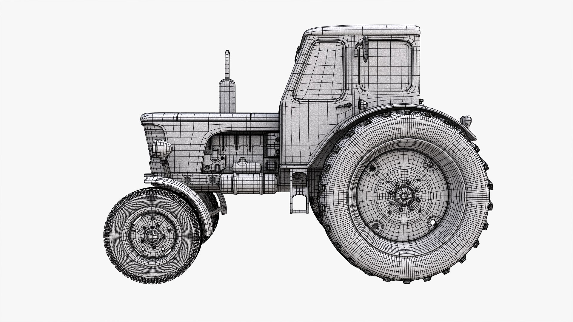 old tractor toy 3D model https://p.turbosquid.com/ts-thumb/xF/B6IPmp/TXz9C8cb/wire_001/png/1599823224/1920x1080/fit_q87/86464d4e8f935ebf9cf30a61600e6cf238952268/wire_001.jpg