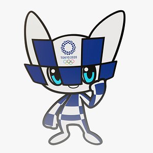 3D model tokyo 2020 games mascot