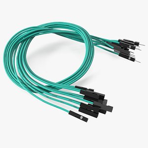 Jumper Wires Knotted Green