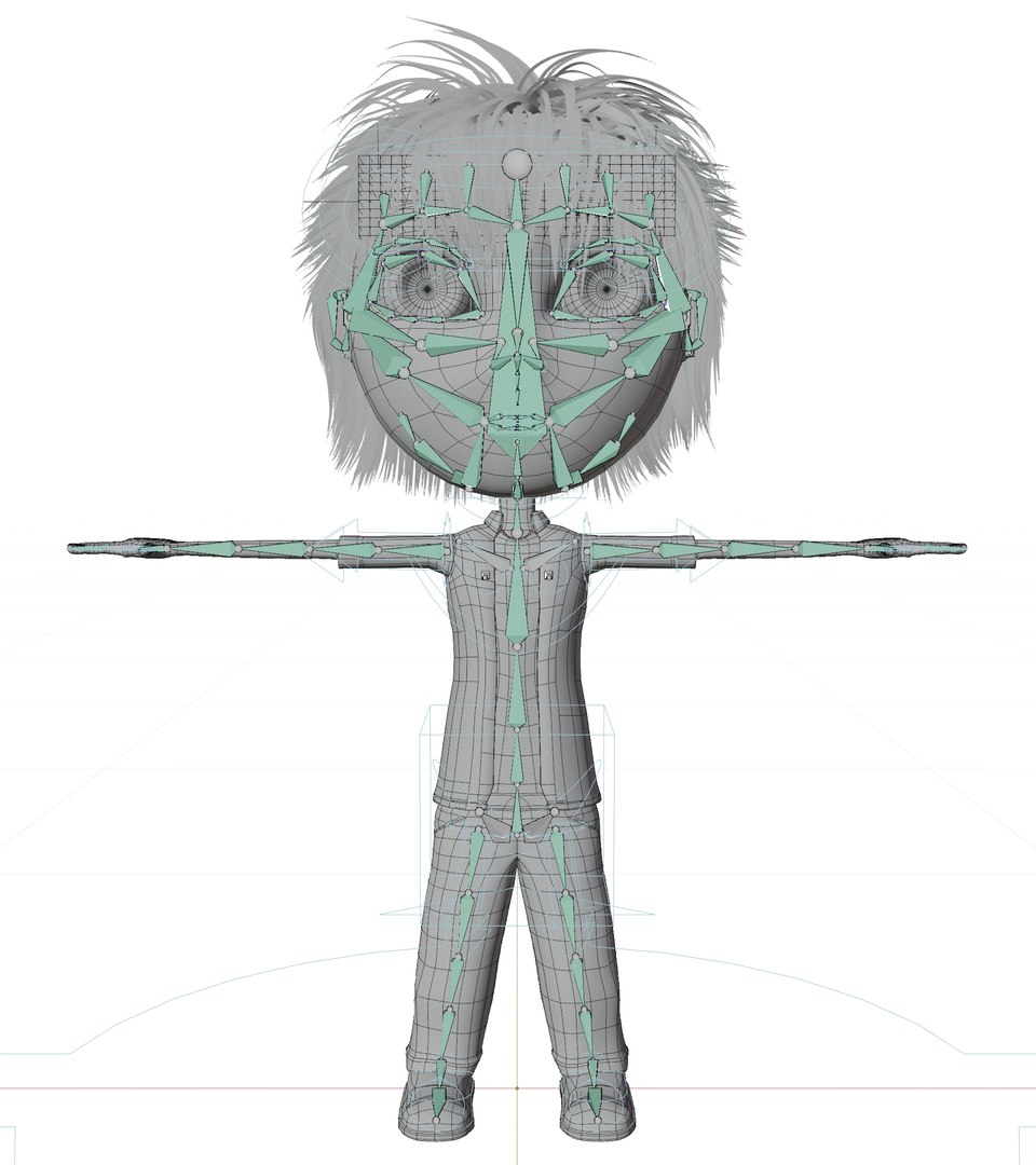 Cartoon Boy Rig 3D - TurboSquid 1523264