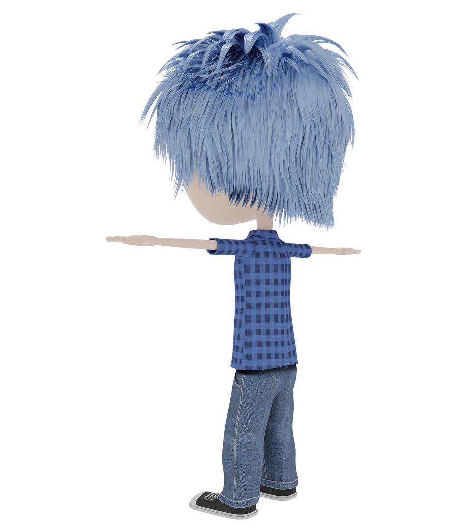 Cartoon boy rig 3D - TurboSquid 1523264