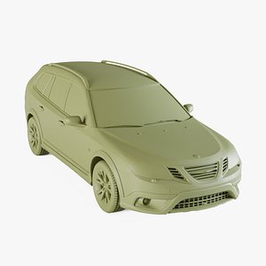 Saab 9-3 X 2009 - 2011 3D model
