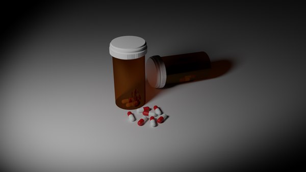 3D Pill Bottle - Cover - TurboSquid 1904102