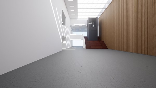 Art Museum Gallery Interior 39 - BLEND 322 3D model