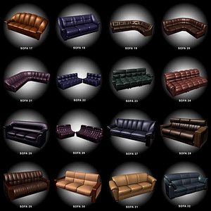 3d 16 sofas