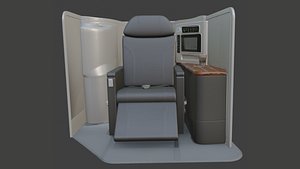 airplane chair 3D model
