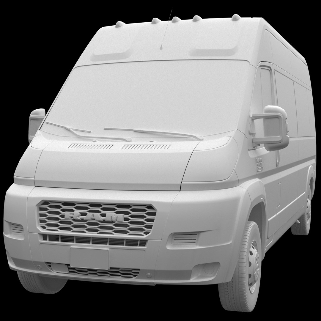 3D RAM PROMASTER 3500 Window Van 159 TurboSquid 1806723