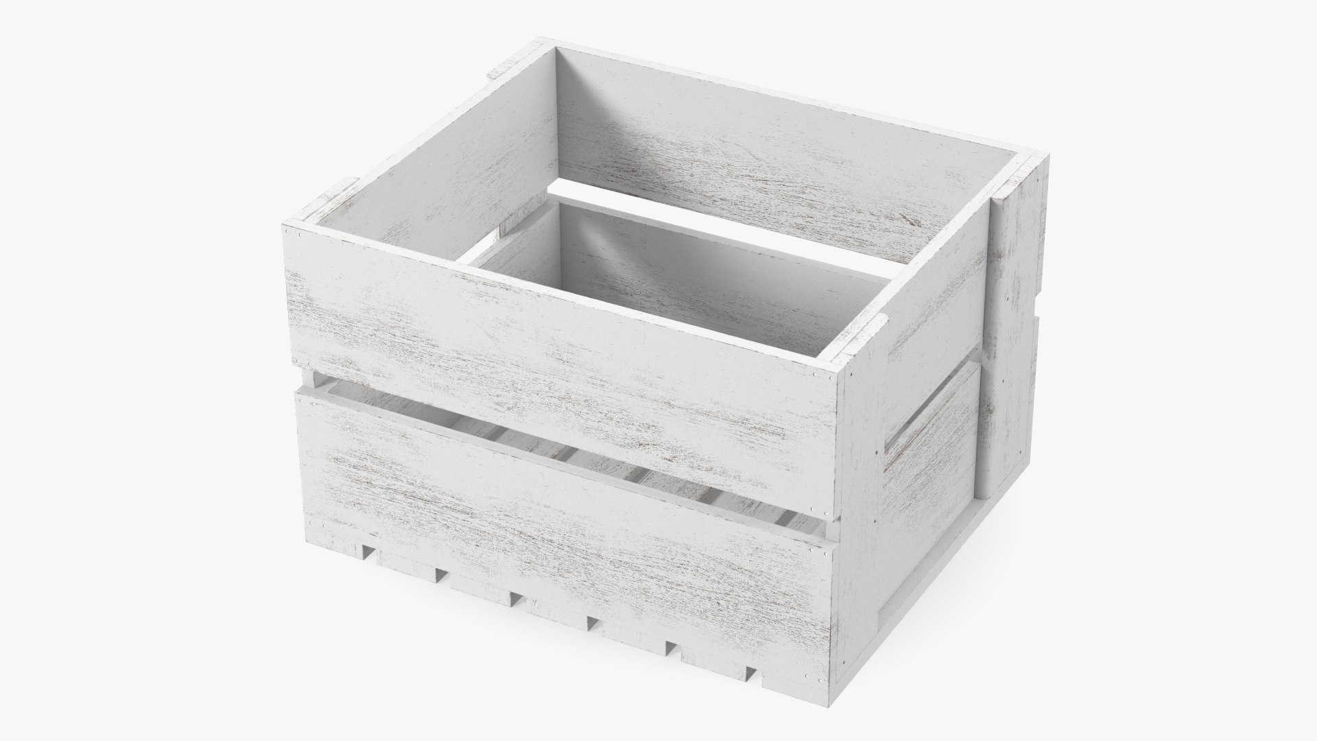White Packaging Large High of Boards 3D model preview