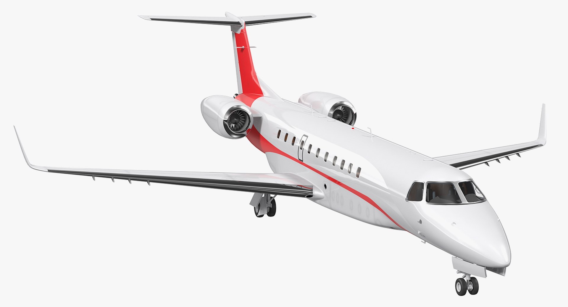 Private Jet 3D model preview