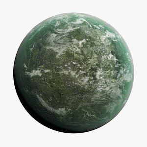 Alien Planet 3D model