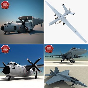 US Navy Airplanes Collection V2