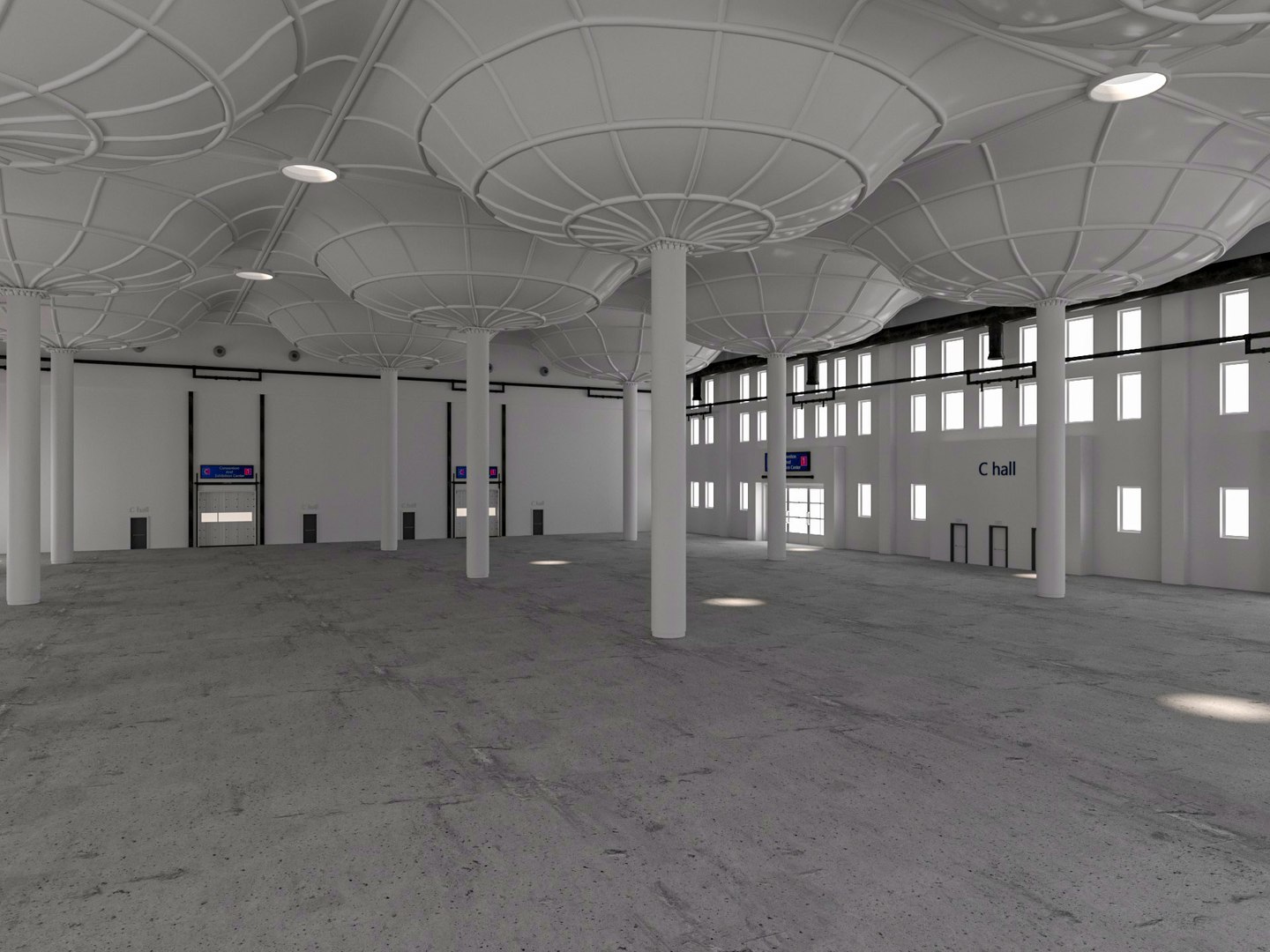 Convention And Exhibition Center 3D Model - TurboSquid 2081313