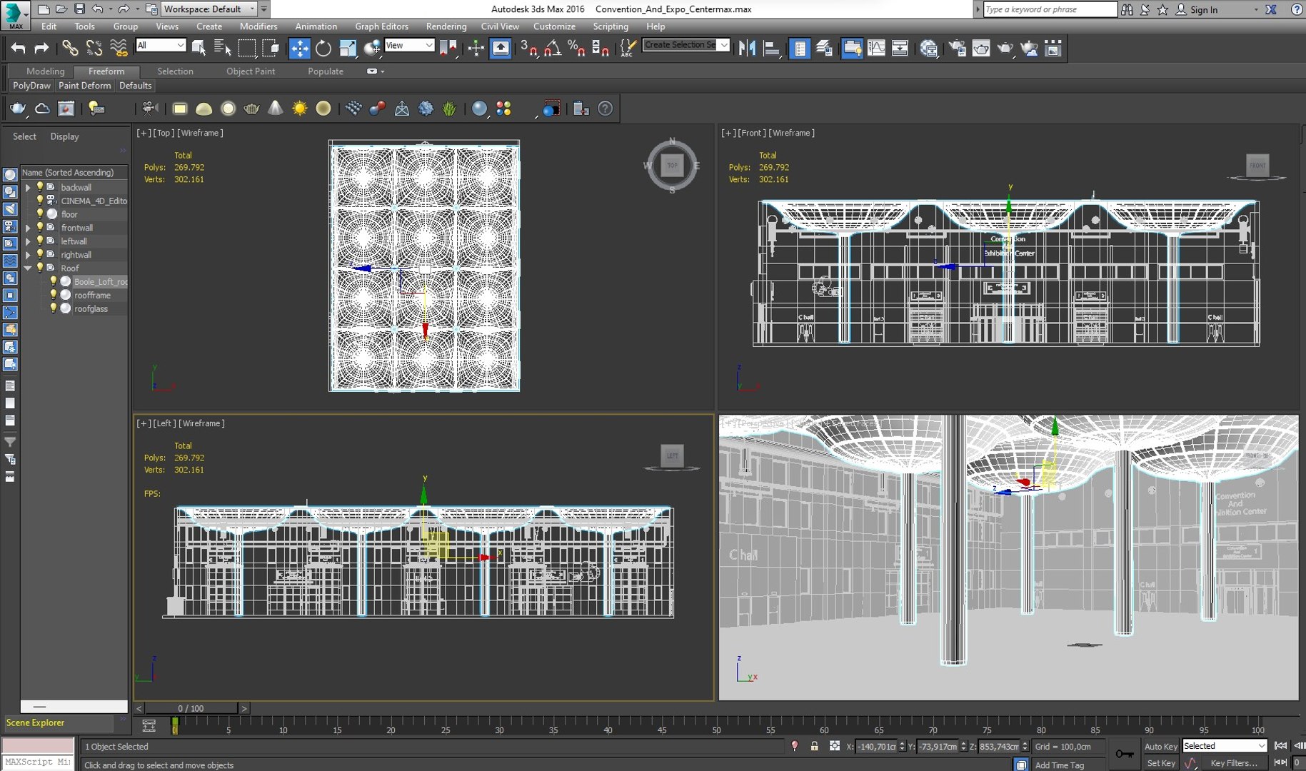 Convention And Exhibition Center 3D Model - TurboSquid 2081313