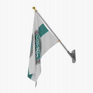 Wall Flag HTS - Tahrir al-Sham 3D model