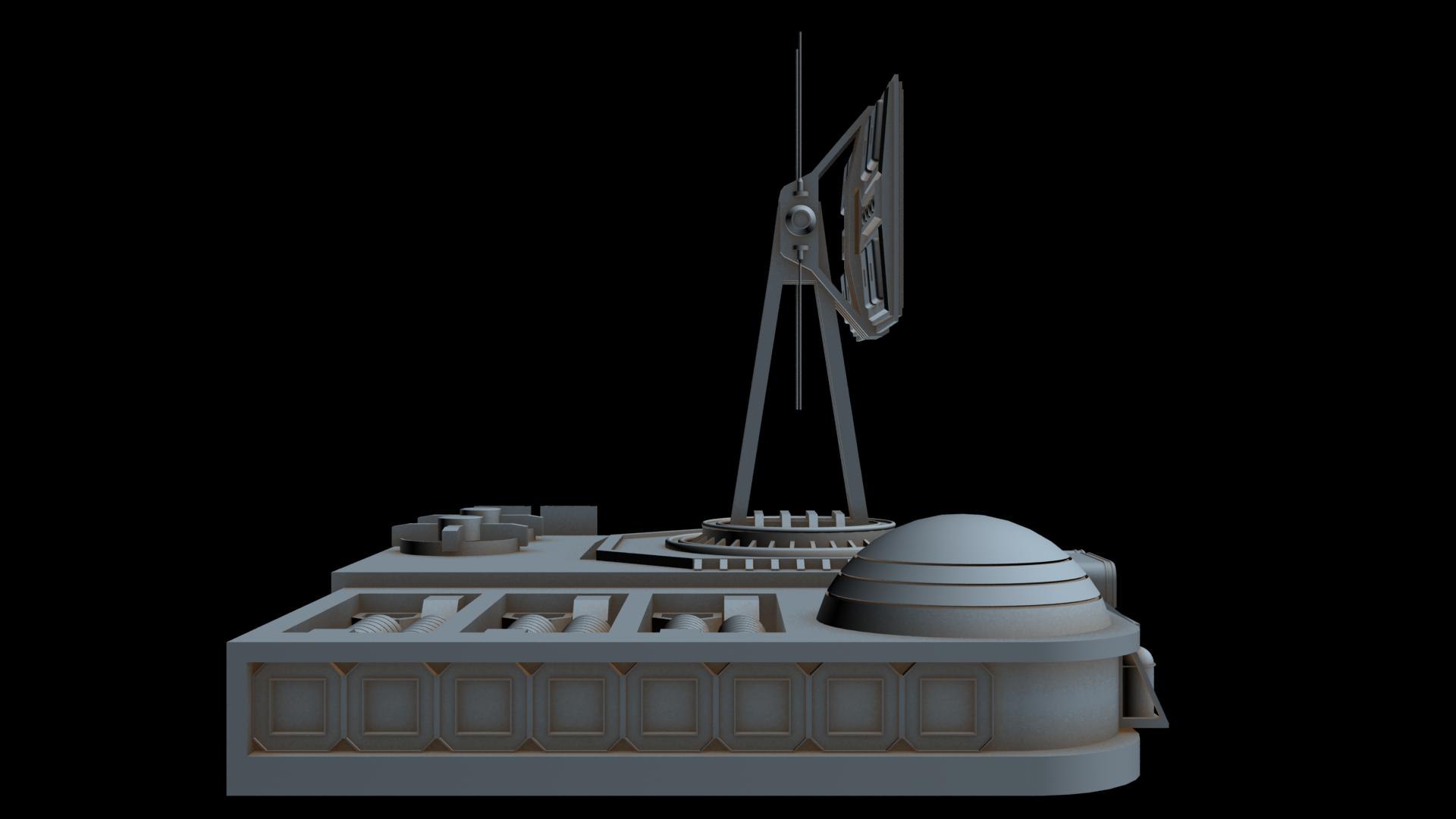 3d Sci-fi Radar Station 1 Model - Turbosquid 1210957