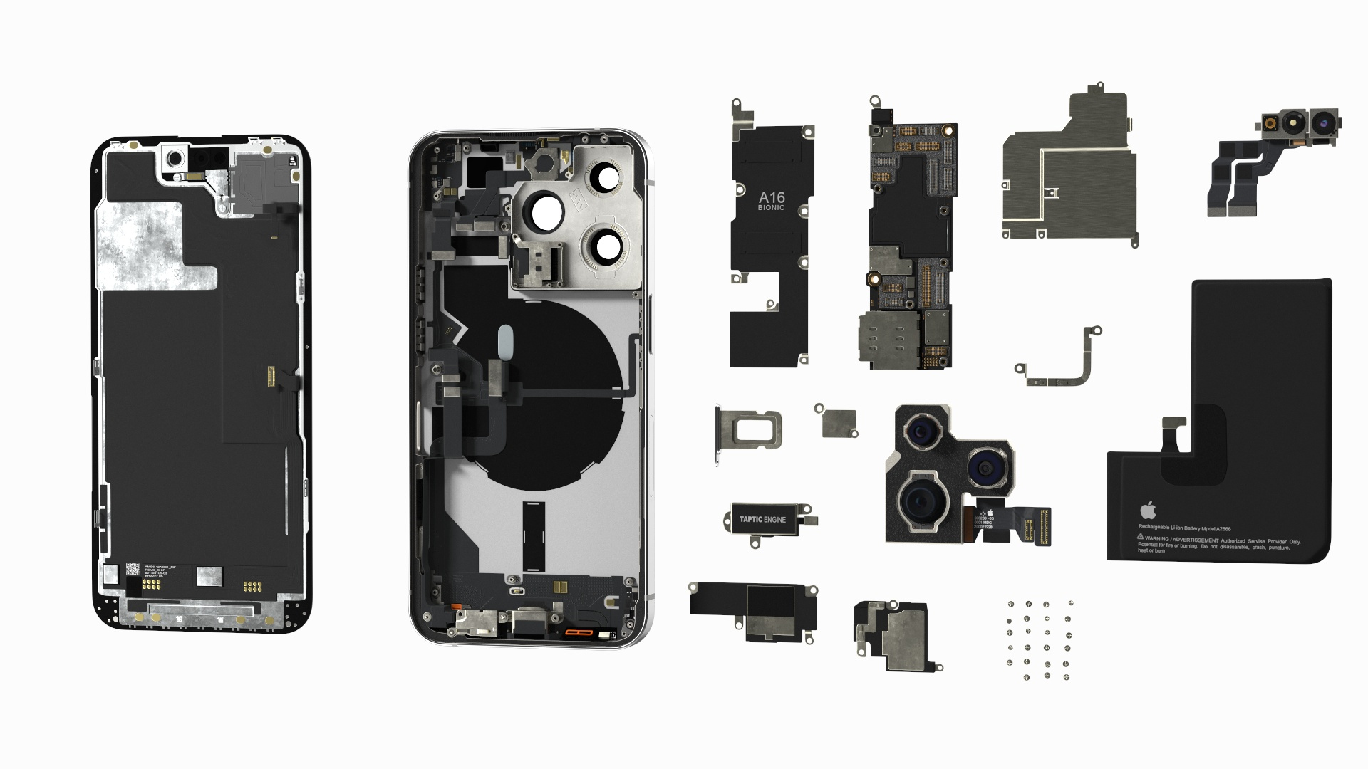 iPhone 14 Pro Fully Disassembled 3D model https://p.turbosquid.com/ts-thumb/xF/w3cyTI/MZ/iphone_14_pro_fully_disassembled_360/jpg/1689474255/1920x1080/turn_fit_q99/0e7499e3ac9261db3b8899727b6772043042d376/iphone_14_pro_fully_disassembled_360-1.jpg