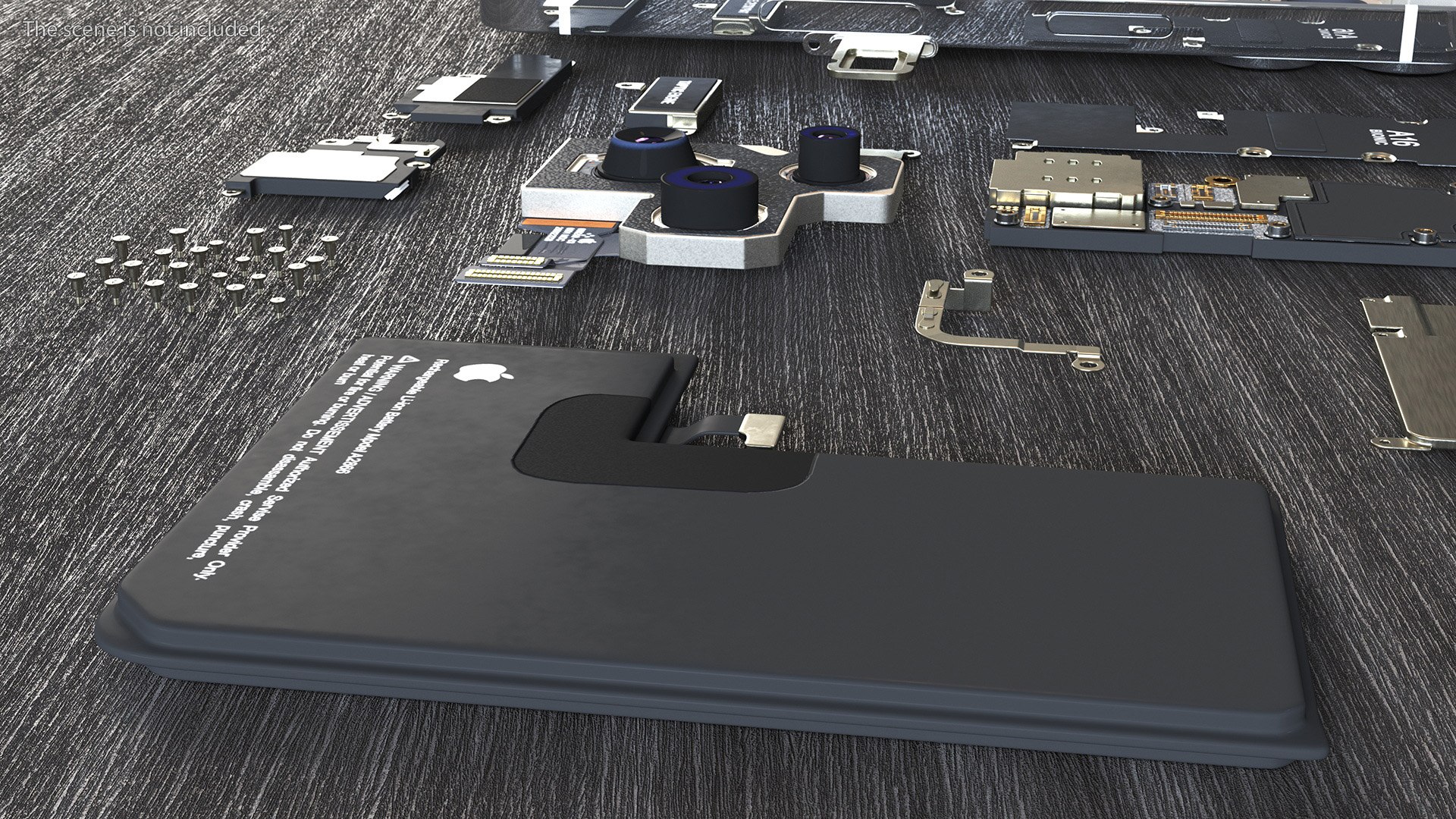 iPhone 14 Pro Fully Disassembled 3D model https://p.turbosquid.com/ts-thumb/xF/w3cyTI/az/iphone14profullydisassembledmb3dmodel007/jpg/1689474618/1920x1080/fit_q87/1d73d2fbe50b37568e3de473fbb139e82b2464f9/iphone14profullydisassembledmb3dmodel007.jpg