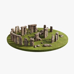 stonehenge zbrush ztl 3D model